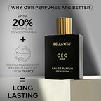 Bella Vita Luxury Man Eau De Parfum Combo 3 x 100ml for Man With CEO G.O.A.T IMPACT Long Lasting Fragrance Gift Set