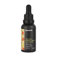 QUENCH Yuzu Fine Vitamin C Glow Boost Korean Serum | Face Serum for Glowing Skin| Brightens & Fades Dark Spots| with Yuzu & Watermelon (30ml)