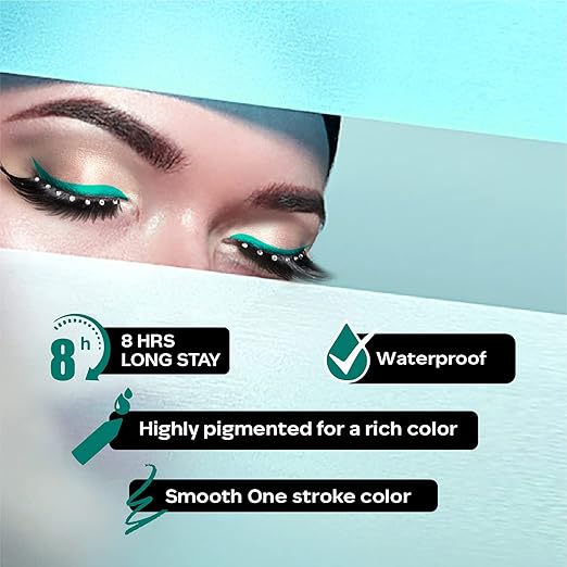 FACES CANADA Ultime Pro Longwear Eye Pencil - Solid Black 02, 1.2 g | 8 Hr Long Stay | Smooth One Stroke Application | Intense Color Pay Off | Soft Blendable Formula | Smudge Proof | Water Proof