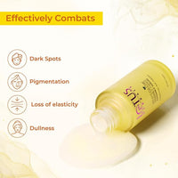 Lotus Herbals WhiteGlow Vitamin C and Gold Radiance Face Serum | Reduces Dark Spots | Enriched with Vitamin C & Gold | | 100x More Vitamin C | Smoothens Skin | Boosts Radiance | Paraben-Free | 30ml