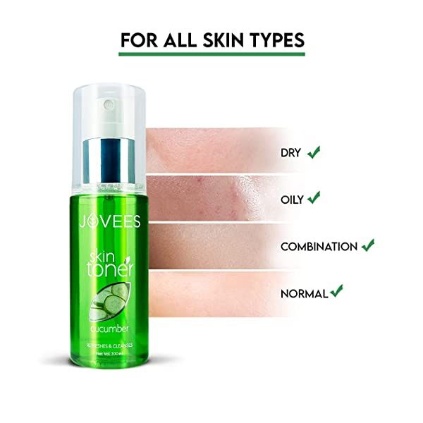 JOVEES HERBAL HYDRATING CUCUMBER SKIN TONER | OILY & ACNE PRONE SKIN 200ML