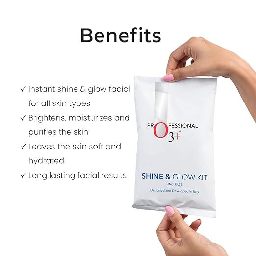 O3+ Shine & Glow Facial Kit (32g+6ml)