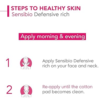 Bioderma Sensibio Defensive Rich Active Anti-Pollution Cream - Hydration/Moisturisation 12h Nutrition, 40ml