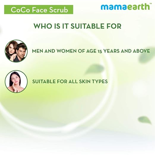 Mamaearth CoCo Face Scrub with Coffee & Cocoa for Rich Exfoliation - 100g