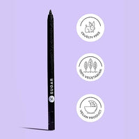 SUGAR Cosmetics Eyes Eyes Baby Gel Eyeliner | 16 Hrs Long wear Creamy Matte Finish | Smudgeproof & Transferproof | Intense Black Pigment Formula | 0.6 g - 01 Esmeralda