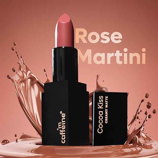 MCAFFEINE COCOA KISS CREAMY MATTE LIPSTICK 02 ROSE MARTINI 4.2g