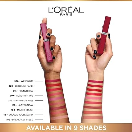 L'Oreal Paris Infallible Matte Resistance Liquid Lipstick, Snooze Your Alarm 115 5 ml