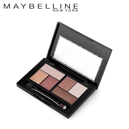 Maybelline New York Eyeshadow Palette Powder , 6 Highly Blendable Shades, Sheer Finish, City Mini Palette, 5Th Avenue Sunset, 6.4G, Multi