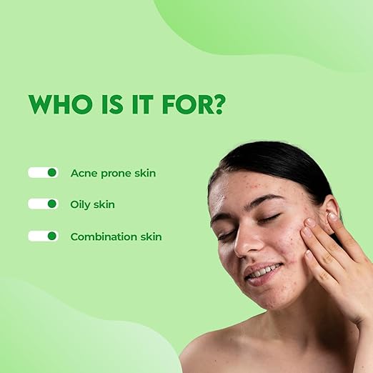 Jovees Herbal 2% Salicylic Acid Acne Control Serum With 1% Azelaic Acid Aloe Vera & Green Tea |For Active Acne, Oil Balancing, Pore Tightening | For All Skin Types | 30 ml