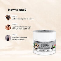 Colorbar Co-Earth Rice Water Hair Mask 200g I Goodness of Rice Ferment Extract I Repair damaged hair