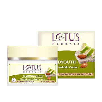 Lotus Herbals Almondyouth Almond Anti-Wrinkle Cream, 50g