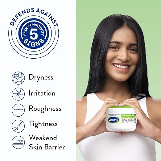 Cetaphil Moisturising Cream for Face & Body,Dry to Normal skin, 450 gm, Paraben & Sulphate free, Niacinamide &Vitamin B5
