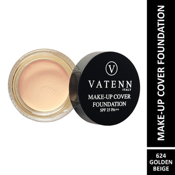 VATENN ITALY MAKE-UP COVER FOUNDATION SPF25PA++ 624 GOLDEN BEIGE 15g