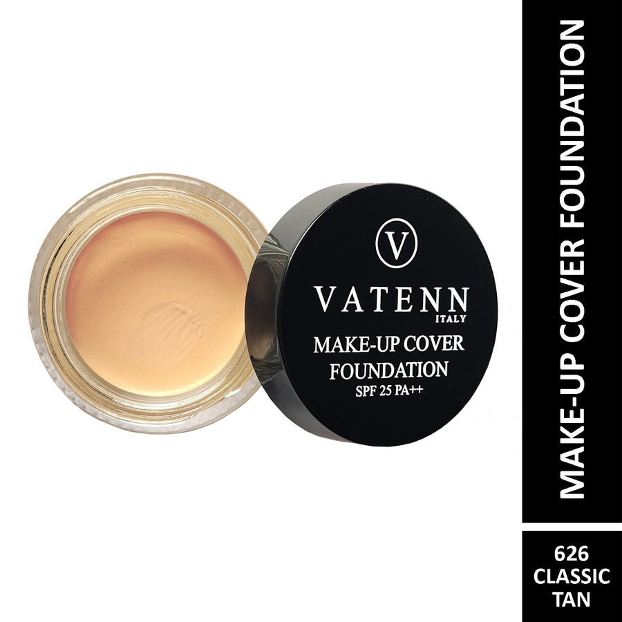 VATENN ITALY MAKE-UP COVER FOUNDATION SPF25PA++ 626 CLASSIC TAN 15g