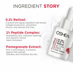 Oshea Herbals Phytoderma Face Serum With 0.2% Retinol & Pomegranate Extract Reduces Fine Lines (30ml)