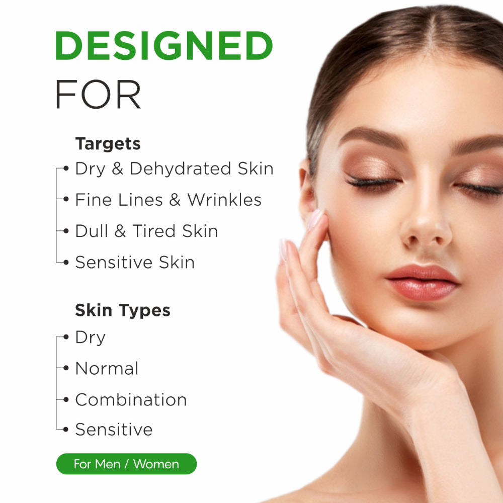 Oshea Herbals Phytoderma Face Serum With 2% Hyaluronic Acid & Watermelon Extract Reduces Dull Skin (30ml)