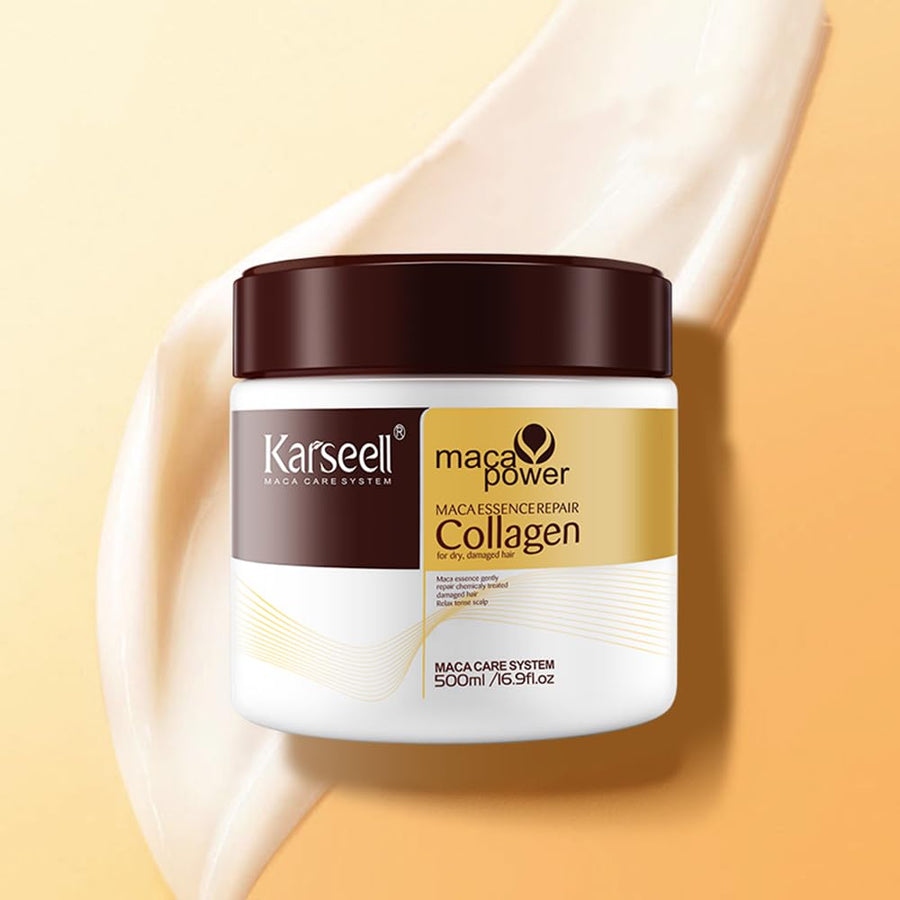 KARSEELL COLLAGEN HAIR MASK - DEEP REPAIR CONDITIONING & HYDRATION 500ml