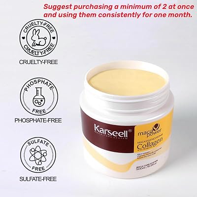 KARSEELL COLLAGEN HAIR MASK - DEEP REPAIR CONDITIONING & HYDRATION 500ml