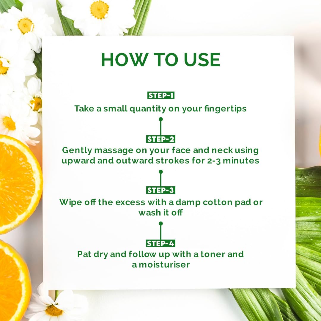 Jovees Herbal Citrus Cleansing Milk For soft, Clean & Healthy skin with Lemon Peel, Almond & Coconut Oil | Gentler Cleanser For Make-up and Dirt Keeps your skin toned | For Normal to Dry Skin 200ml