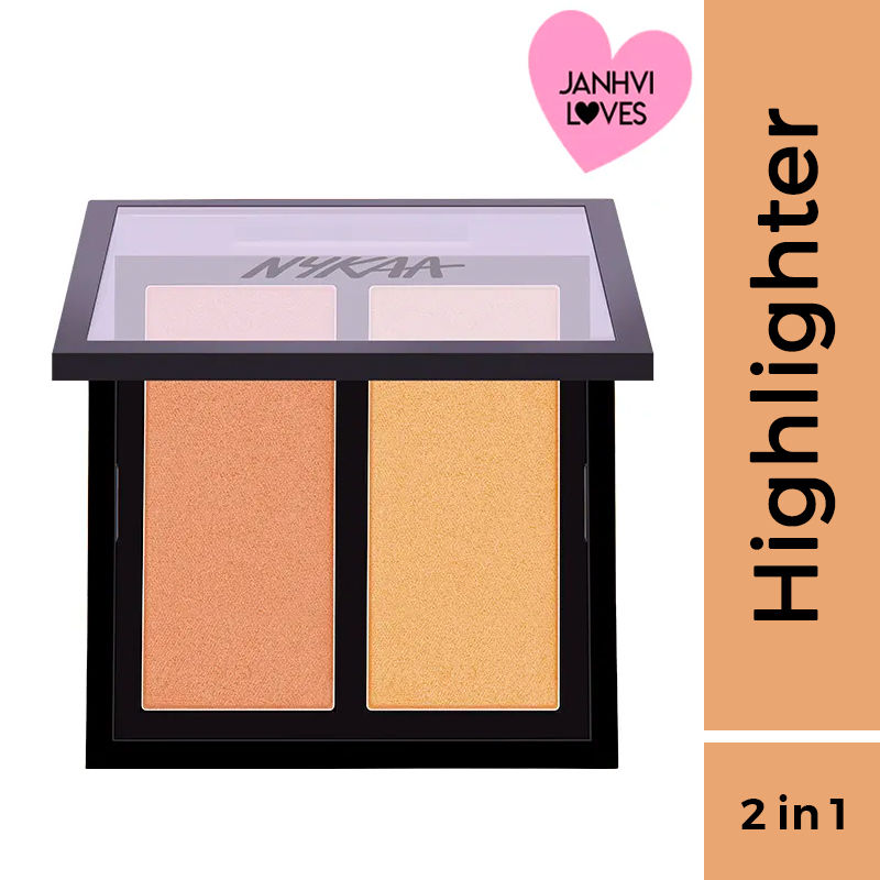 Nykaa Glow Getter Highlighting & Illuminating Duo Palette - Gliterrati 02 (9gm)