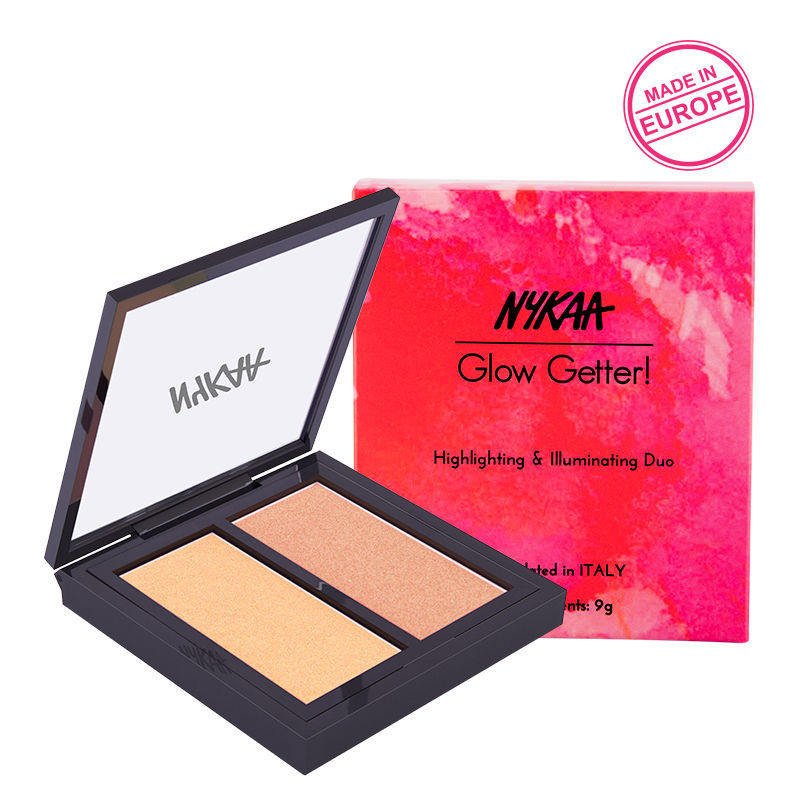 Nykaa Glow Getter Highlighting & Illuminating Duo Palette - Gliterrati 02 (9gm)