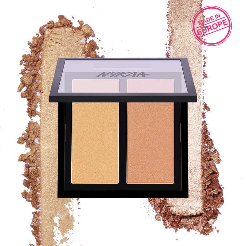 Nykaa Glow Getter Highlighting & Illuminating Duo Palette - Gliterrati 02 (9gm)