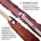 Nykaa Stardust Multi-Texture Holographic Quad Eyeshadow Palette - 08 Metaverse (5.5g)