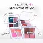 Nykaa Stardust Multi-Texture Holographic Quad Eyeshadow Palette - 08 Metaverse (5.5g)