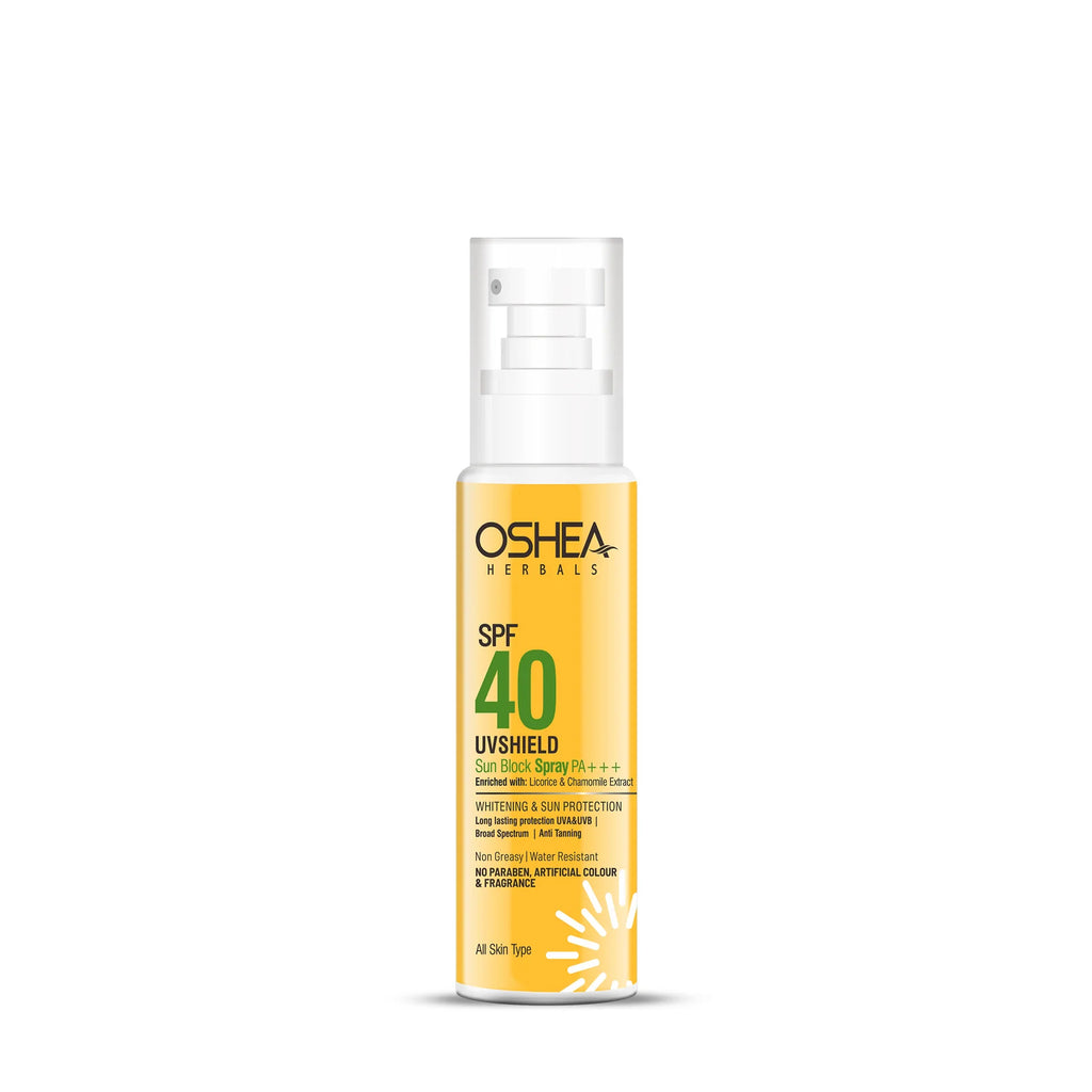 Oshea Herbals Uv Shield Sun Block Spray SPF 40 PA+++ All Type Skin 120ml