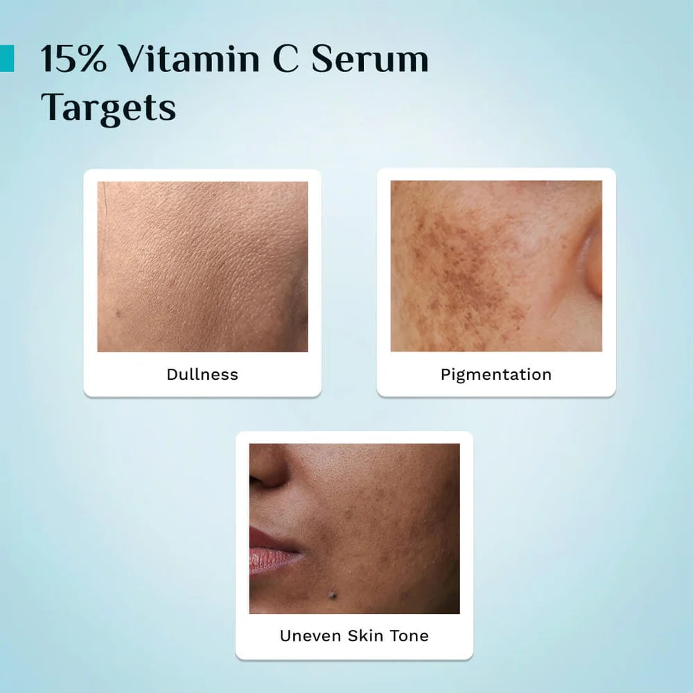 pilgrim 15% Vitamin C Face Serum For Advanced Brightness (20 ml)
