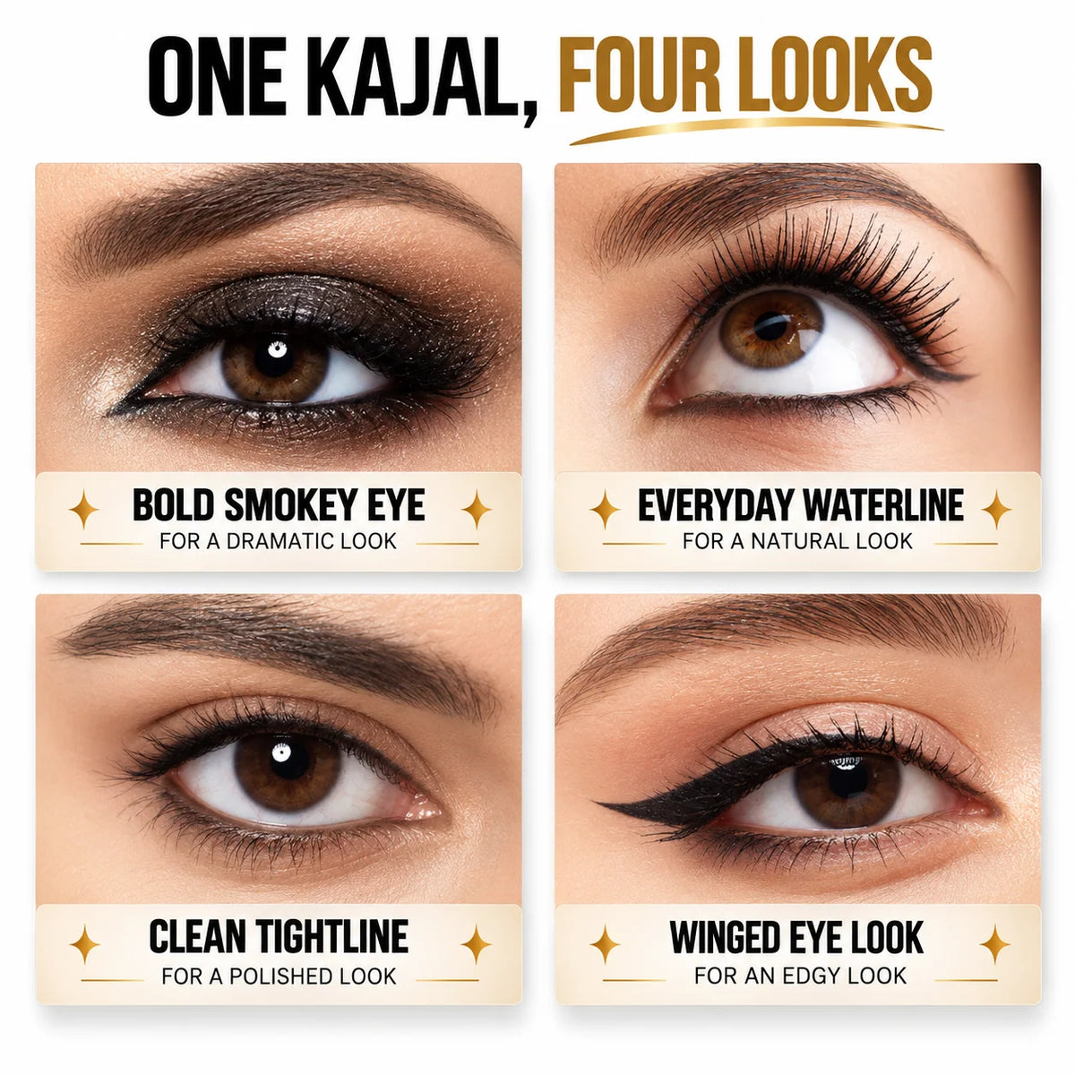 Mine Beauty Ultra Black Long Wear Kajal 0.3g