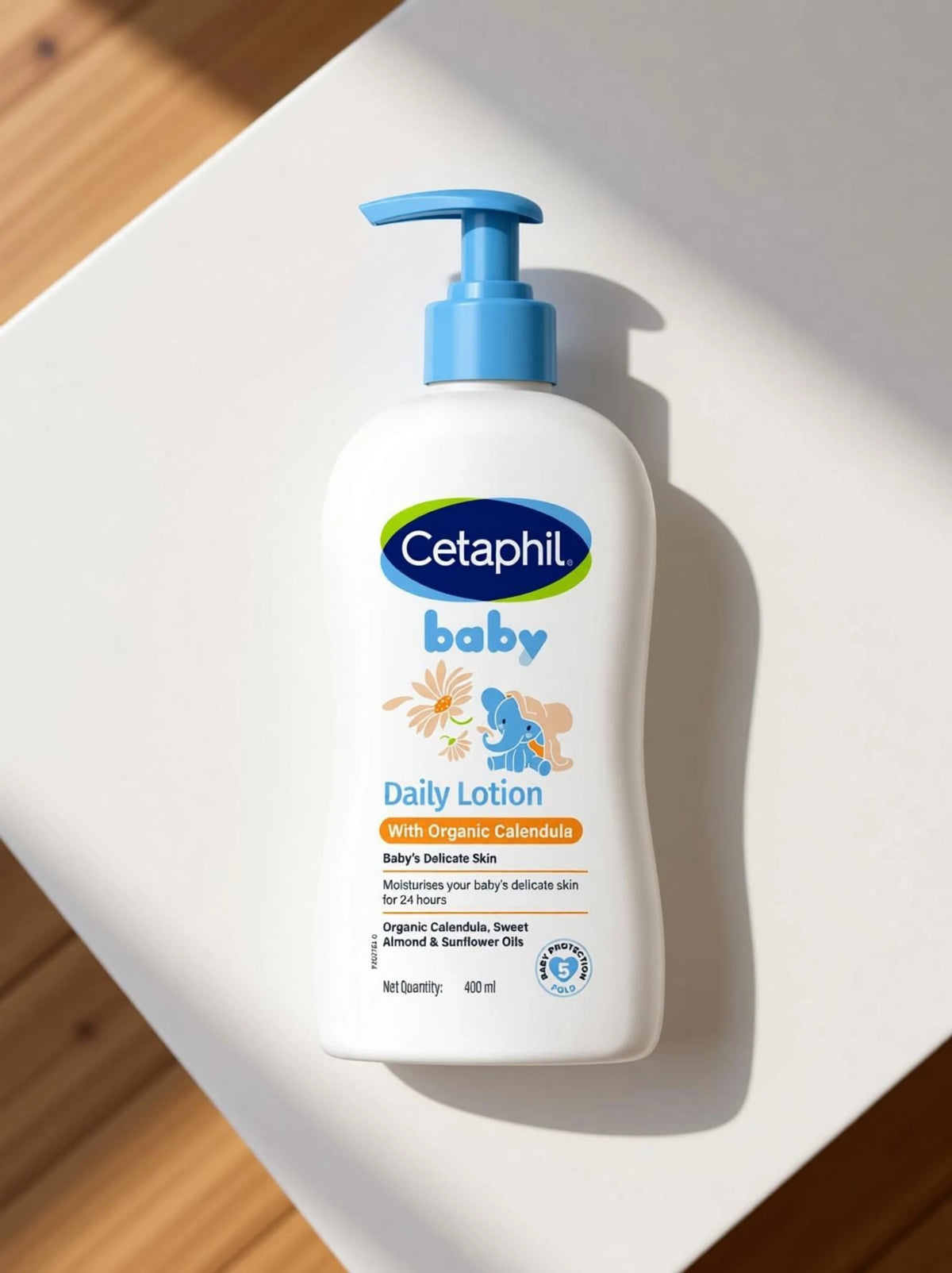 Cetaphil BABY DAILY LOTION WITH ORGANIC CALENDULA FACE AND BODY (400 ml)