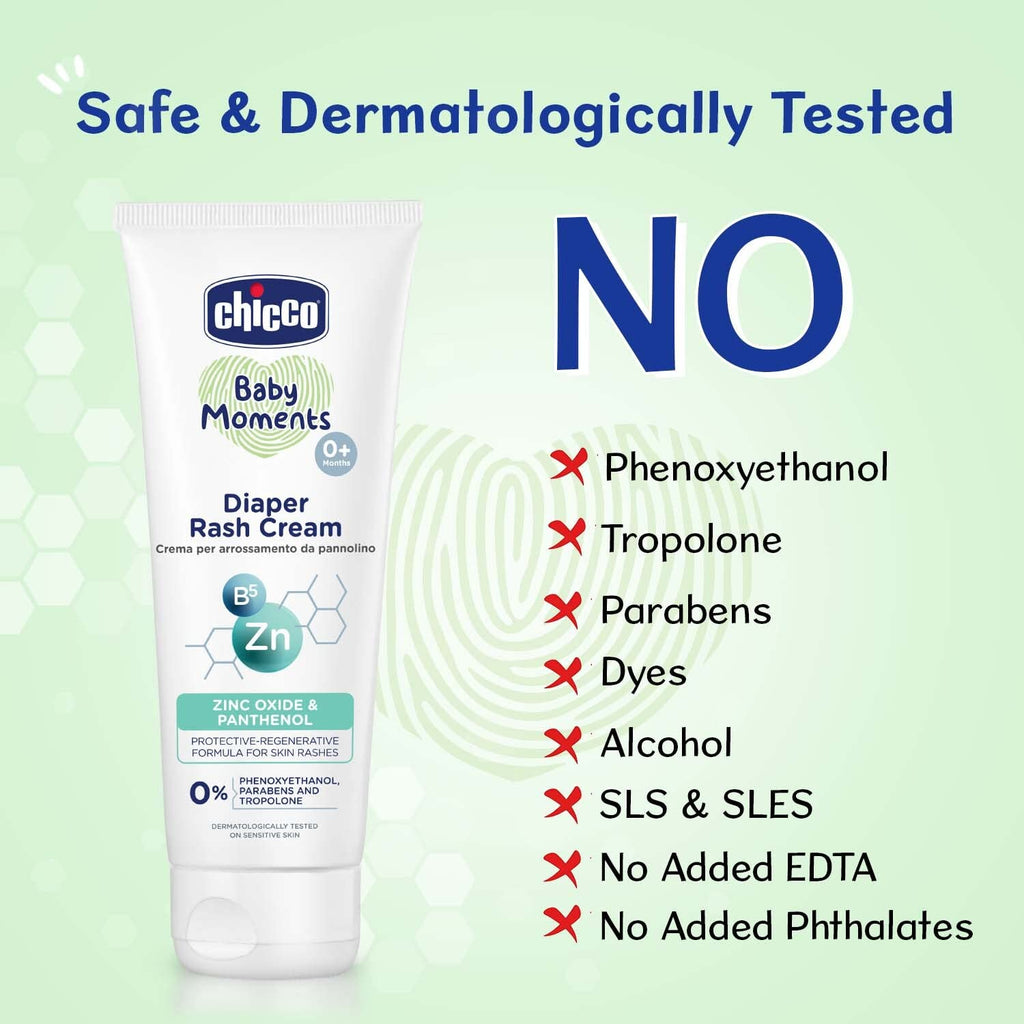 Chicco Baby Moments Diaper Rash Cream with Zinc Oxide & Vitamin B5 50g