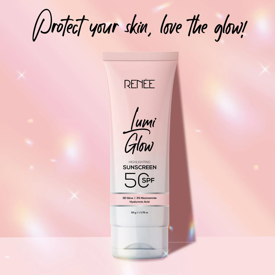 RENEE Lumi Glow Highlighting Sunscreen with SPF50 50g