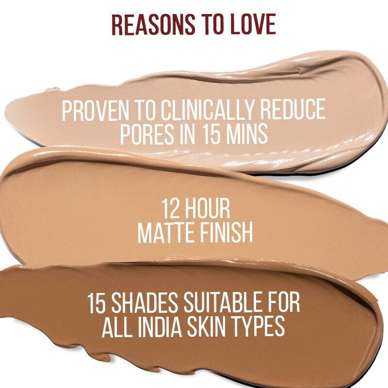 Nykaa Matte to Last Pore Minimizing Foundation - 01N Light (30ml)