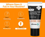The Derma co 1% Hyaluronic Tinted Sunscreen Gel with SPF 60 & PA++++ for Broad Spectrum Protection - 30g