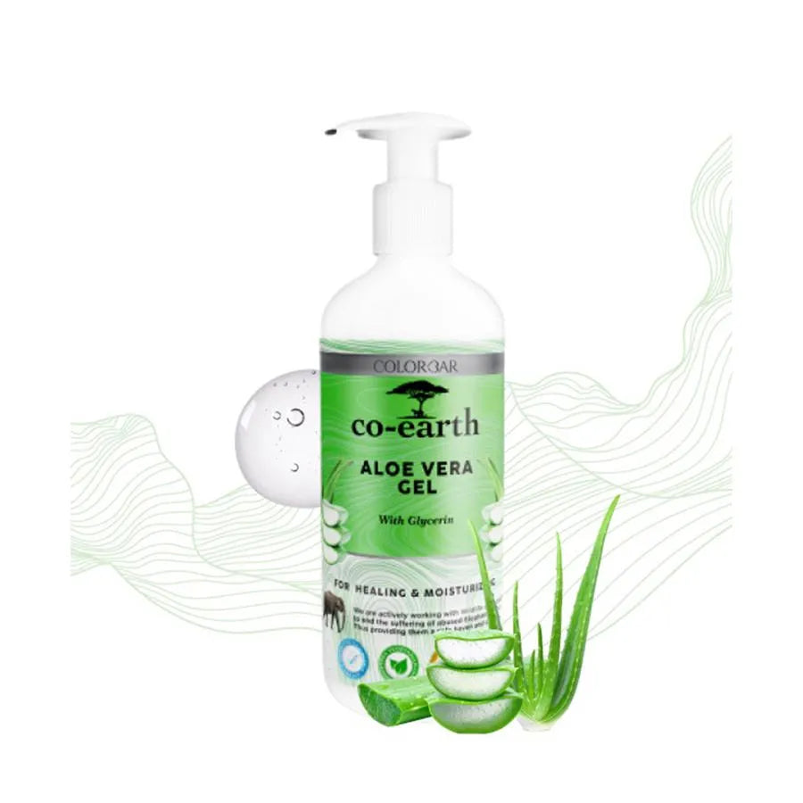 ColorBar Co-Earth Aloe Vera Gel With Glycerin For Healing & Moisturizing 300ml