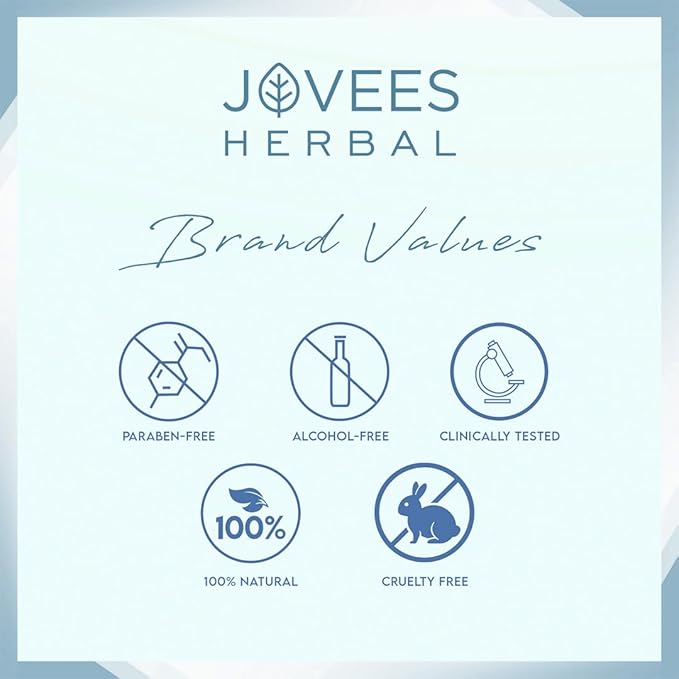 Jovees Herbal Glycolic Acid & Niacinamide Whitening Facial Kit For Brighter & Hydrated Skin | Kit for Improves Uneven Skin Tone, Dark Spots & Dullness 215g (Multiple Use)