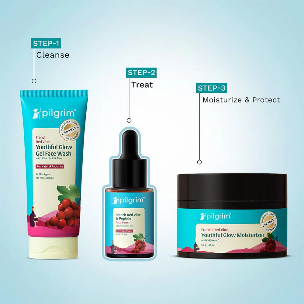 pilgrim Red Vine Face Serum for Anti-Ageing! 30ml