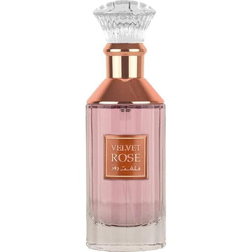 Lattafa Velvet Rose Unisex Eau De Parfum 100Ml | Oud And Musk Fragrances | Imported Edp Perfume Scent | Suitable For All Skin Types (Velvet Rose Eau De Parfum Scent, Liquid)