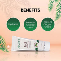 Jovees Foot Care Cream & scrub | 2-in-1 Formula | Hydrates & Heals