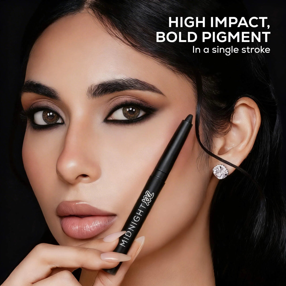 RENEE Midnight XXL Waterproof & Smudge-proof Kohl With Sharpener 1.5g