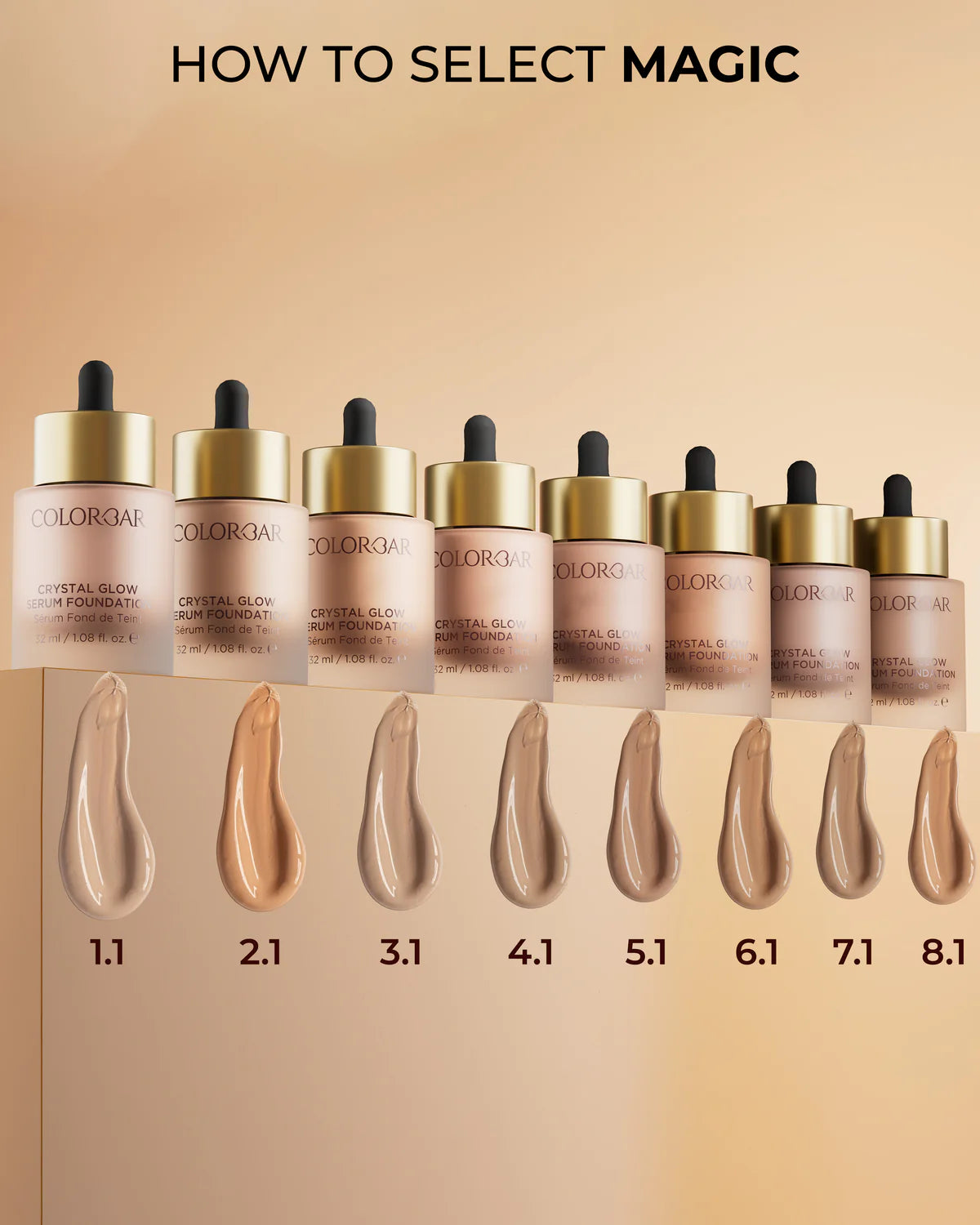 Colorbar Crystal Glow Serum Foundation 32ml