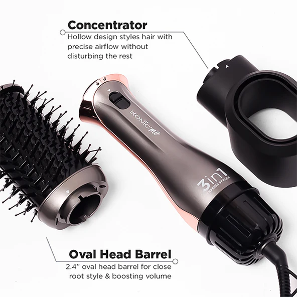 IKONIC ME 3 IN 1 EXPRESS STYLER DRYER VOLUMISER STYLER