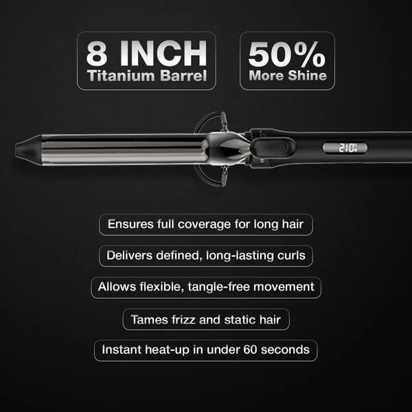 IKONIC PROFESSIONAL Curling Tong Hair Curling Machine CT-19