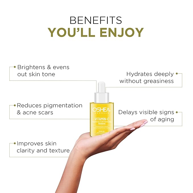 Oshea Herbals Skin Illuminating Face Serum for Men & Women | Reduces Pigmentation & Signs of Ageing | All Skin Types 30ml