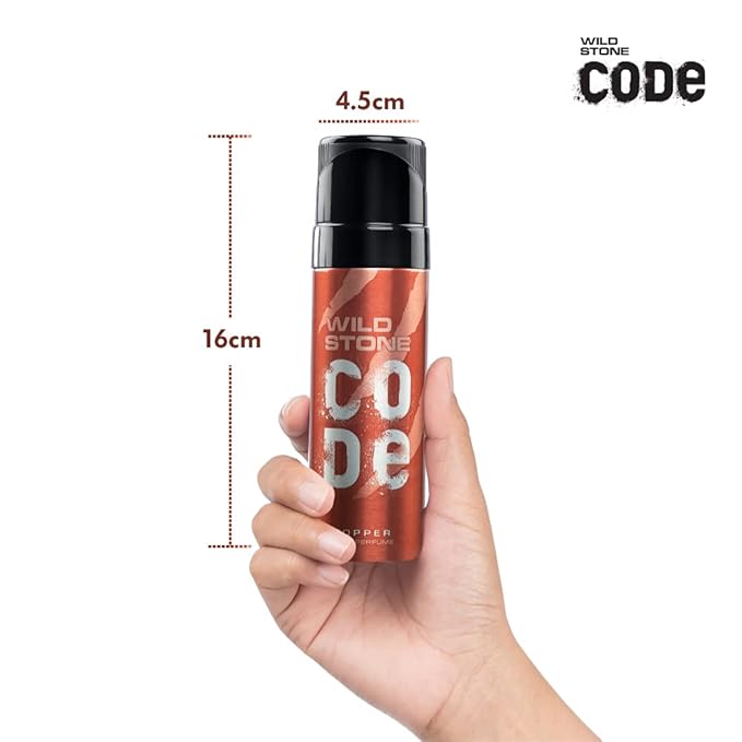 Wild Stone CODE Copper Long Lasting No Gas Perfume Body Spray For Men 120ml