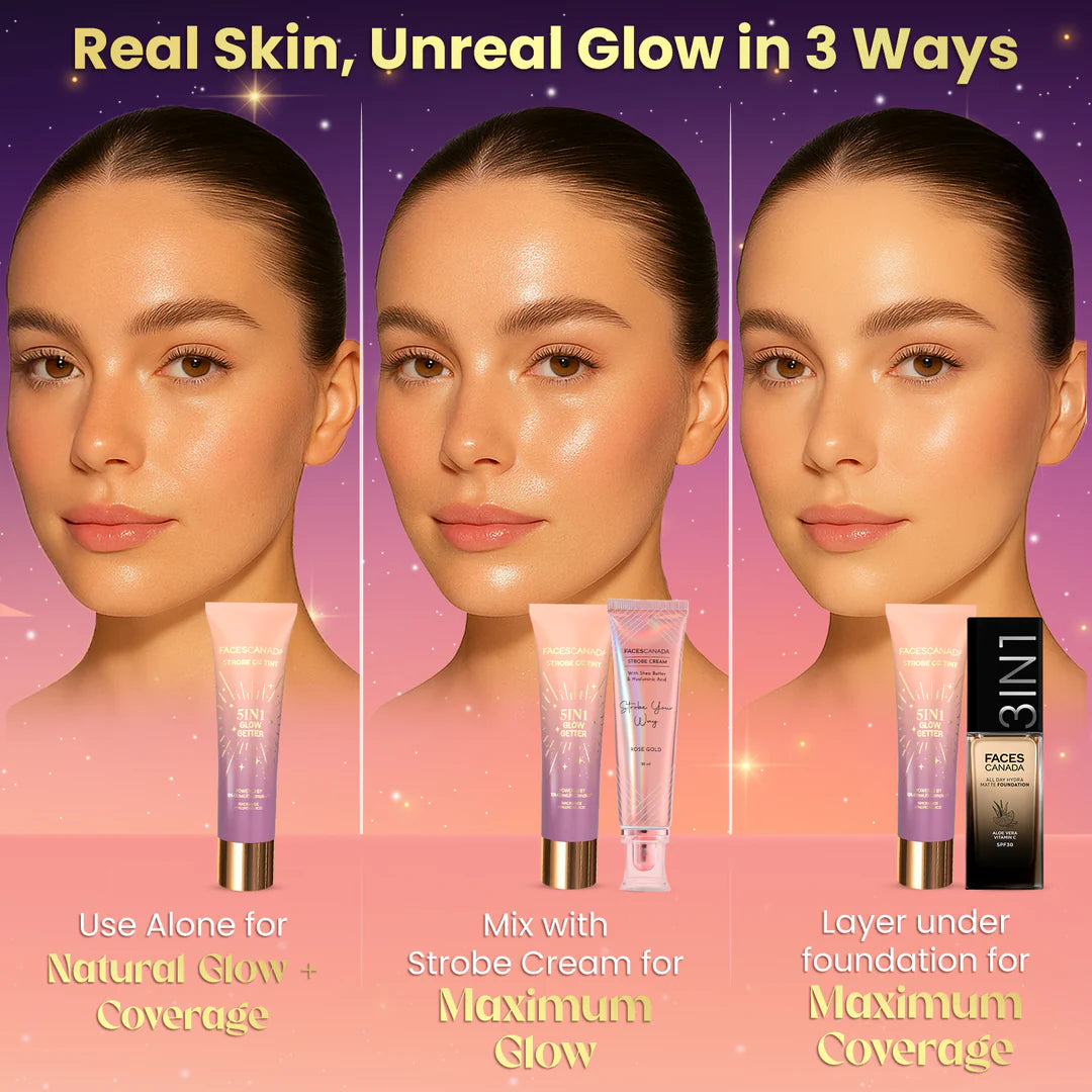 FACES CANADA Strobe CC Tint 5in1 Glow Getter 27ml