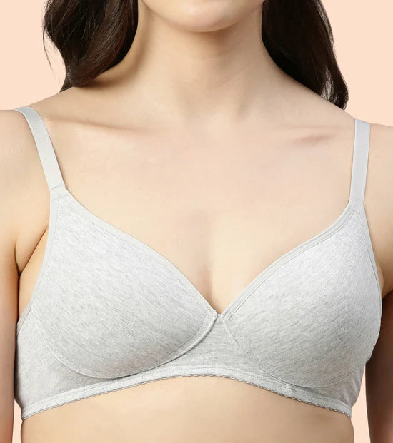 Enamor-A039 Perfect Coverage T-Shirt Bra - Supima Cotton Padded Wirefree Medium Coverage