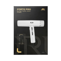 JRL PROFESSIONAL Forte Pro 2020H hair dryer set Hair dryer + 2 round brushes White